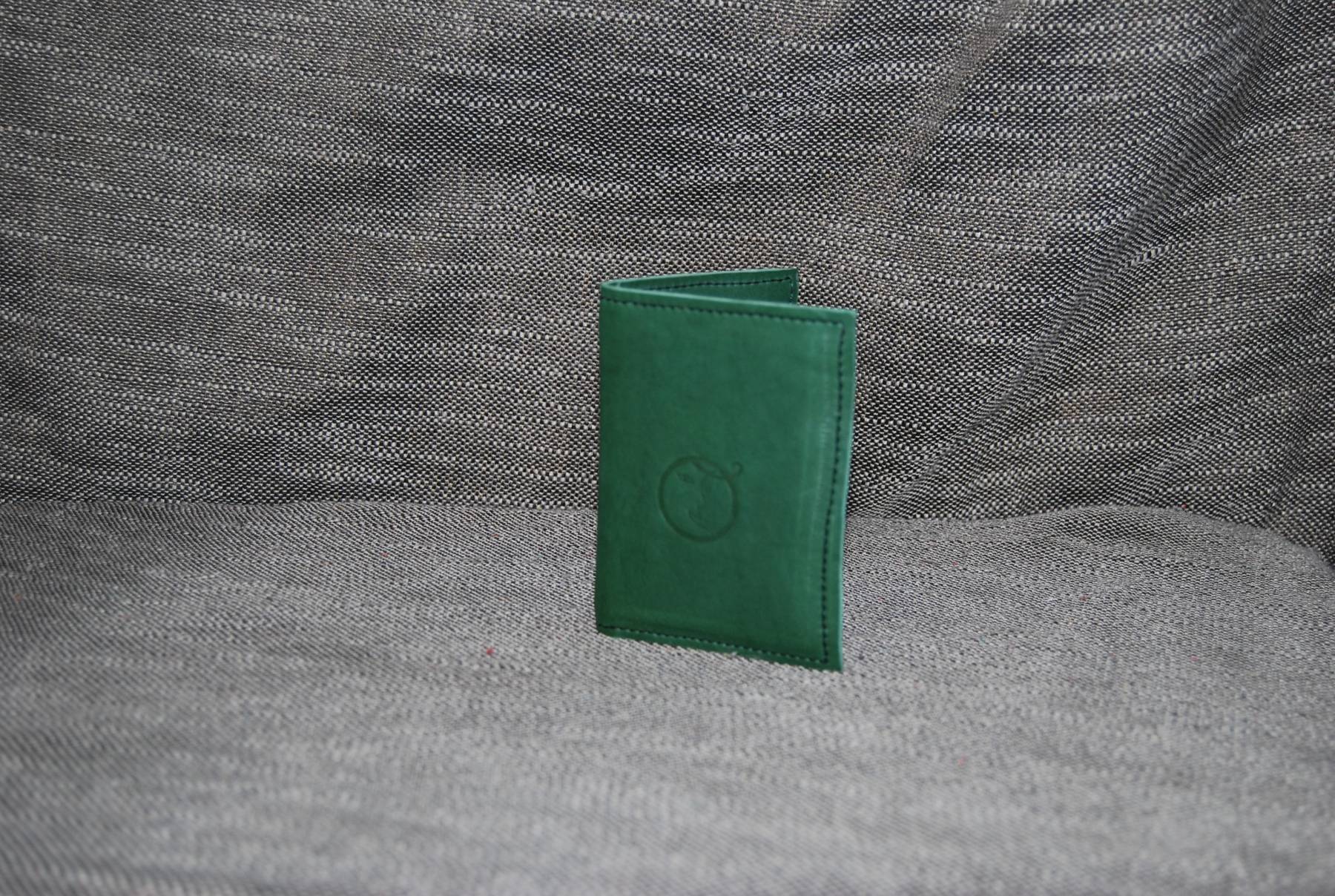 Porte carte classique vert