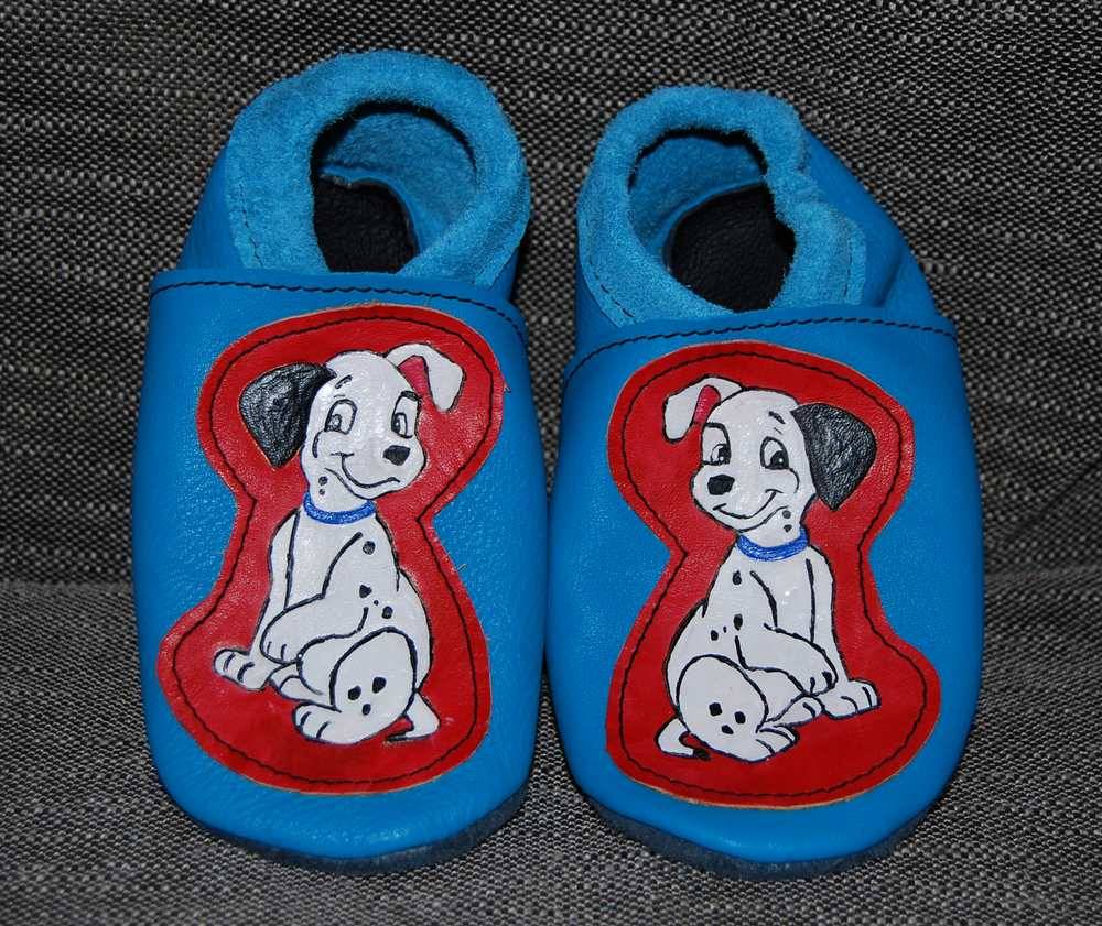 Chaussons bébé personnalisé sur mesure   taille 18/21