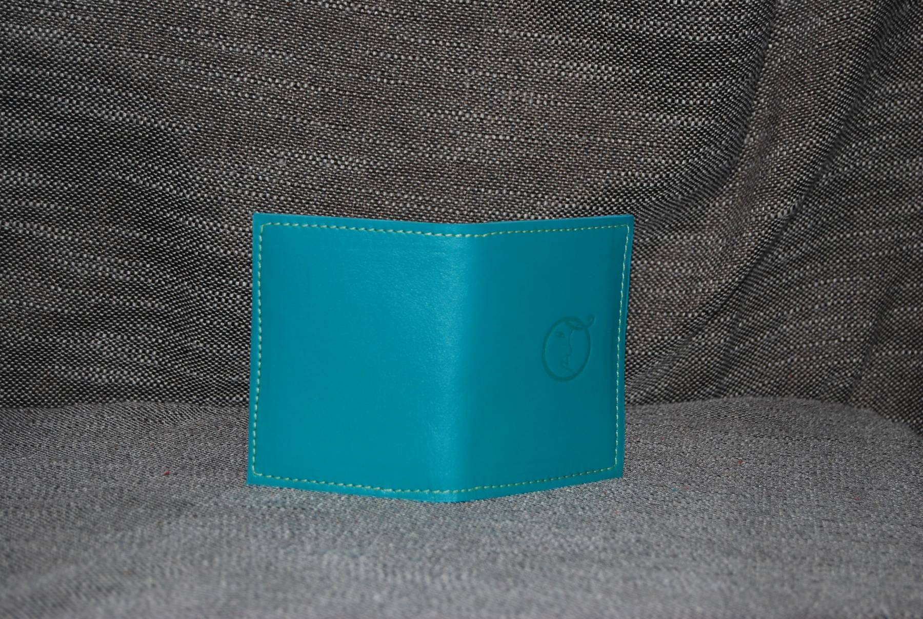 Porte carte classique turquoise